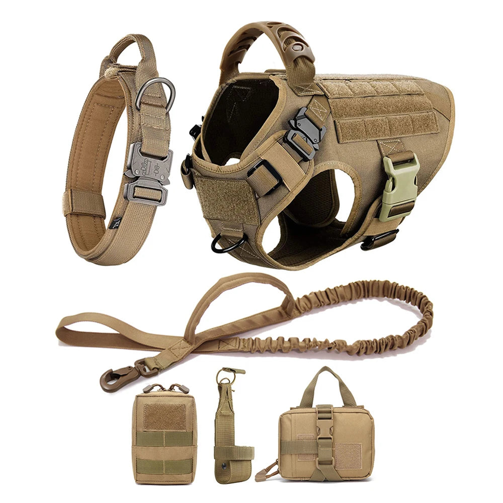 Dog Harness And Leash Vest Set For Medium Large Dogs