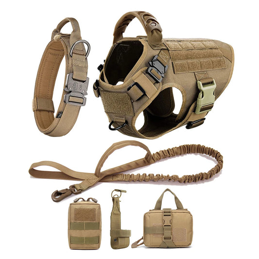 Dog Harness And Leash Vest Set For Medium Large Dogs