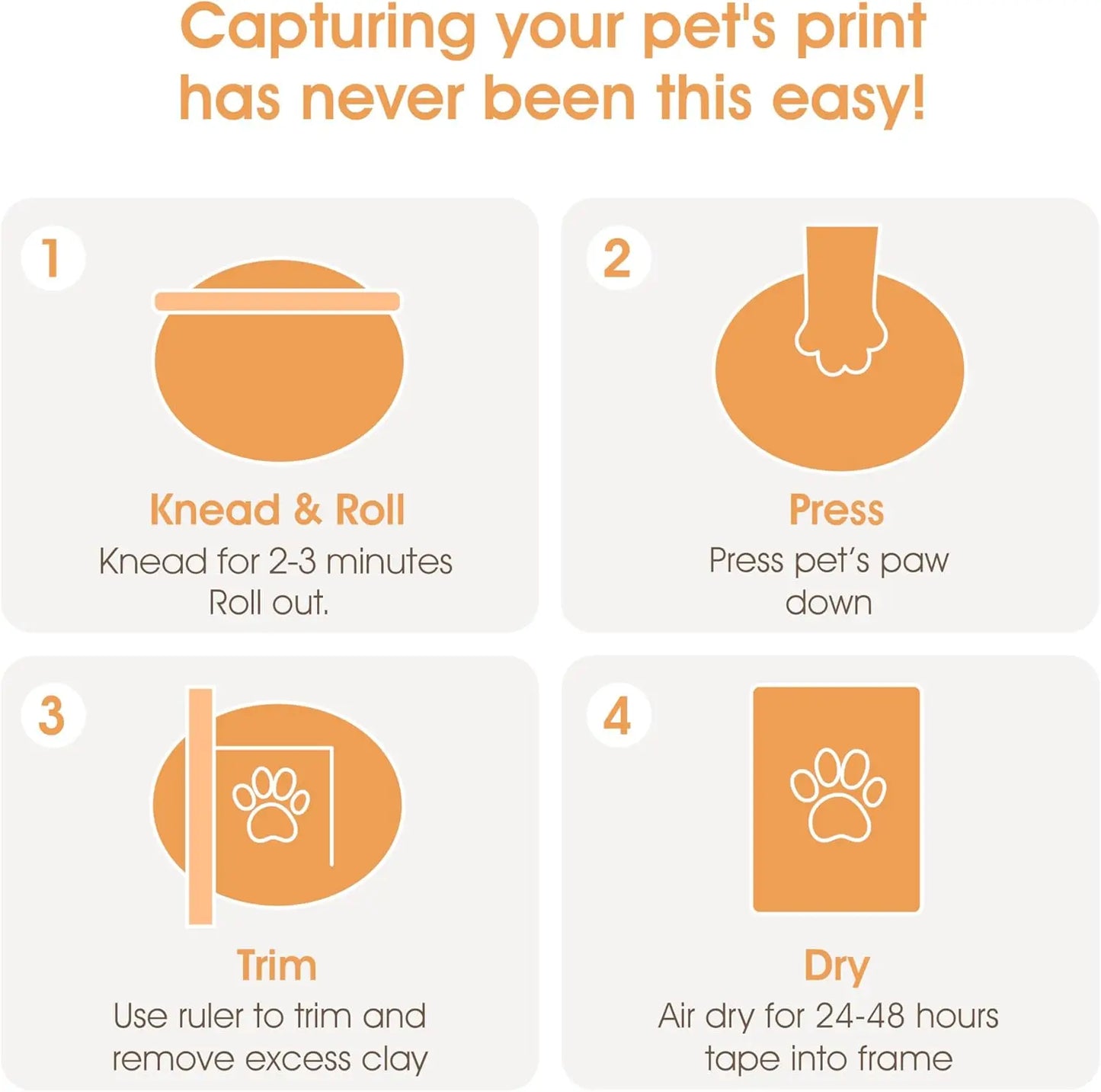 Hign-concerned Pet Memorial Box And Paw Print Kit Keepsake Urn