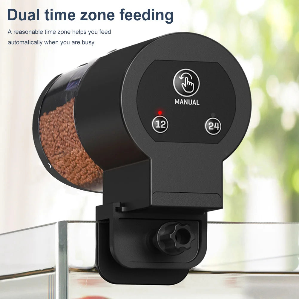 Alloet Automatic Fish Feeder Large Capacity Timer Dispenser