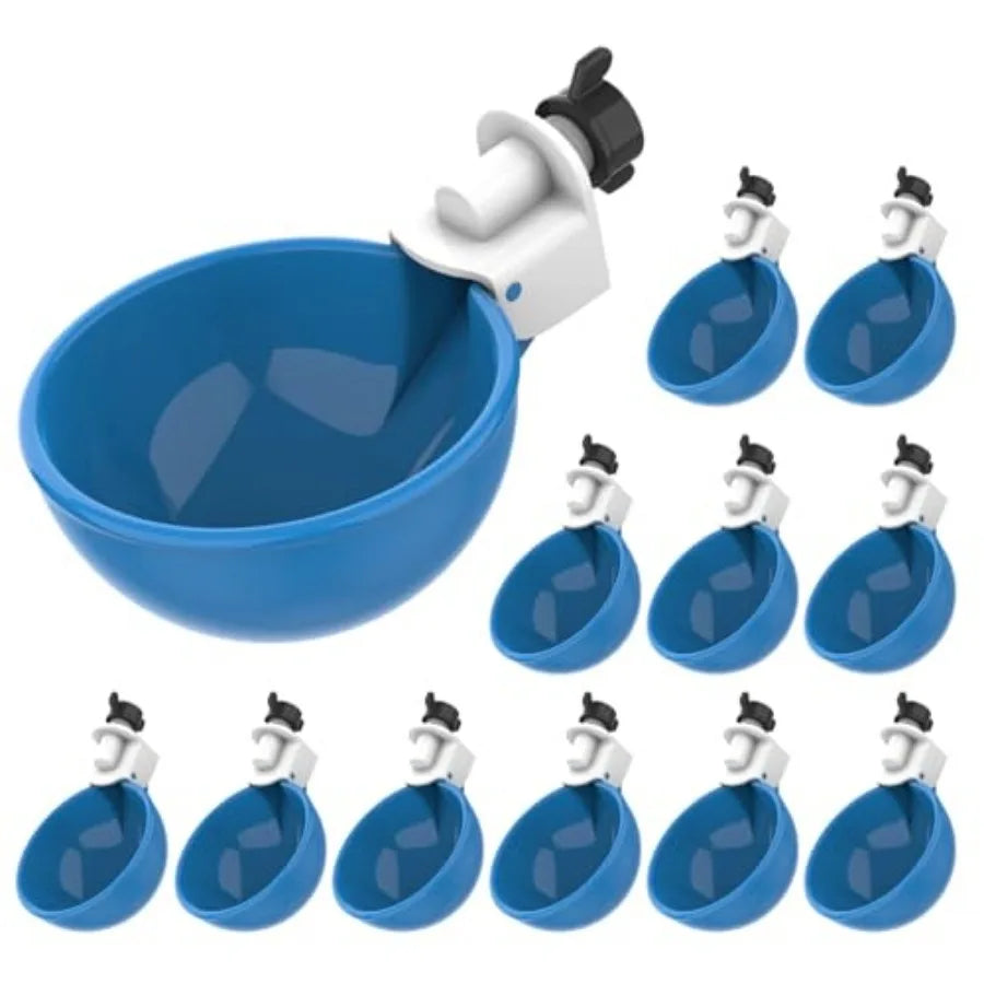 Automatic Waterer Cups for Ducks Geese Turkeys Rabbits Kit