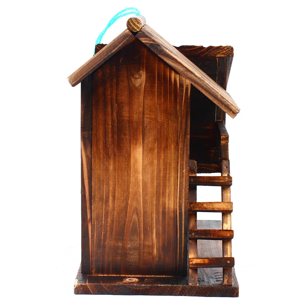 Zhejiang Bird House Freestanding Or Hanging Wood Nest