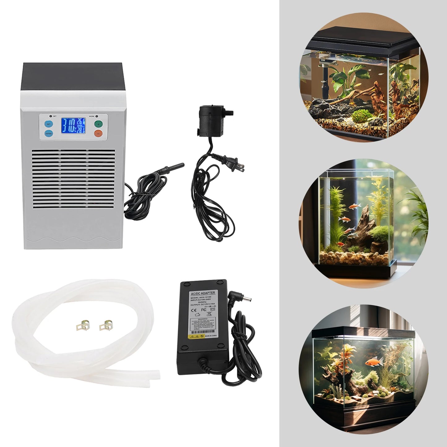 Hign-concerned 100W Fish Tank Cooling Heating Machine 12V