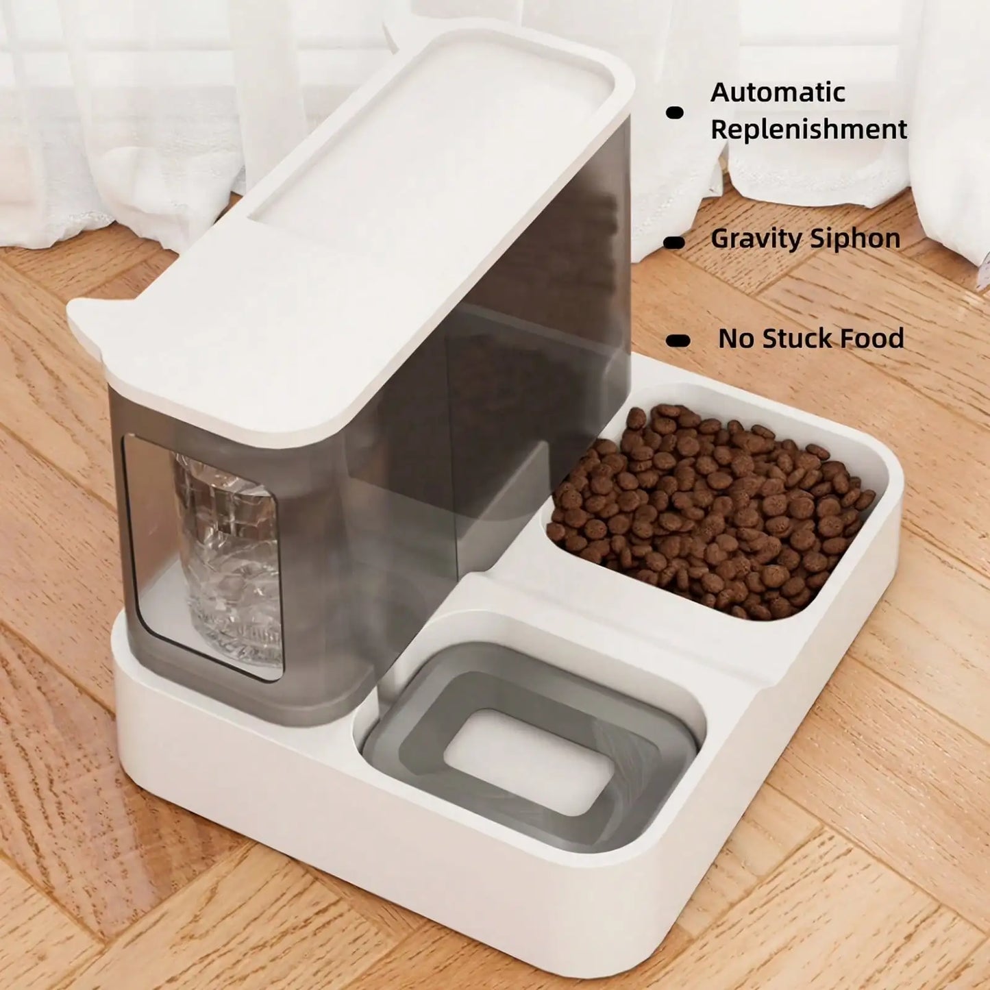 Automatic Cat Food And Water Dispenser Feeder And Waterer