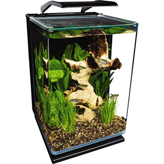 Hign-concerned Portrait Glass LED Aquarium Kit With Hidden Filtration