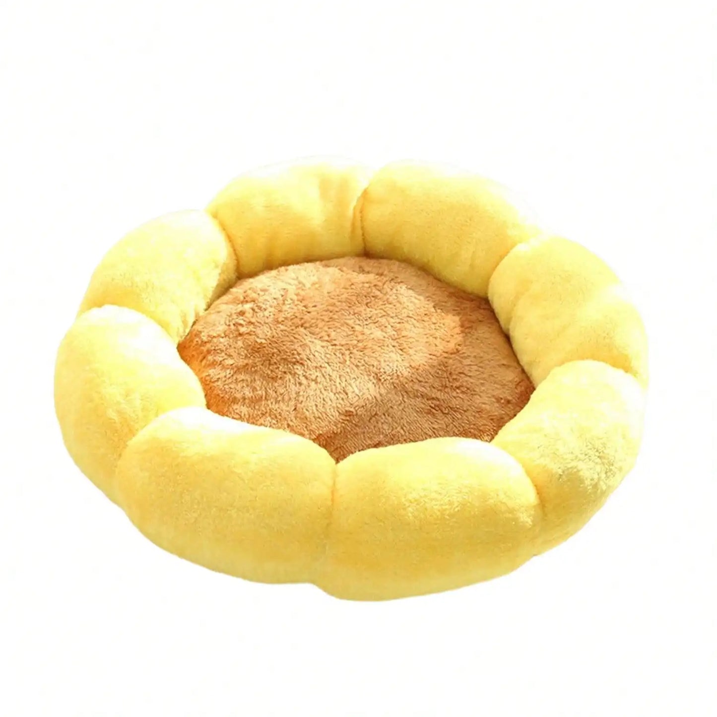 Guangdong Soft Plush Flower Nest Dog And Cat Bed Thickened For Comfortable Home Use