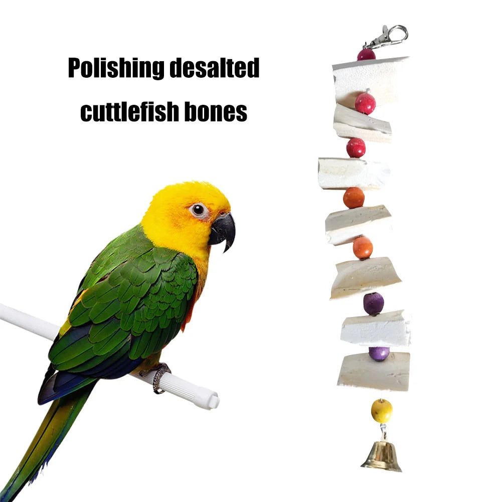 alloetCN Cuttlefish Bone For Parrots Bird Chew Toys Cuttlebone Pets Supplies