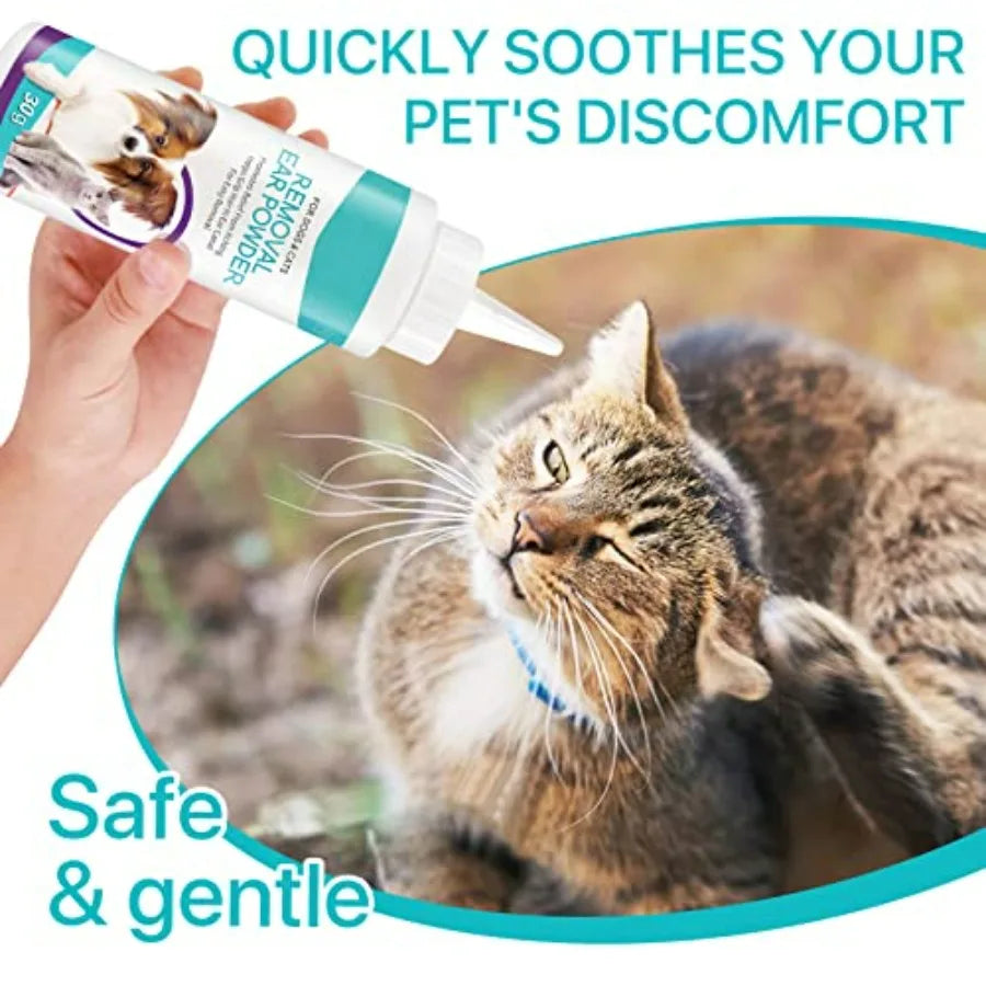 Dog Ear Cleaner Powder For Cats And Dogs Ear Relief