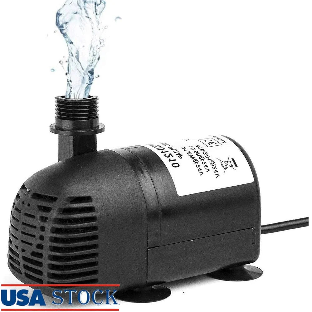 XMSJ Brushless Submersible Water Pump 410GPH For Ponds