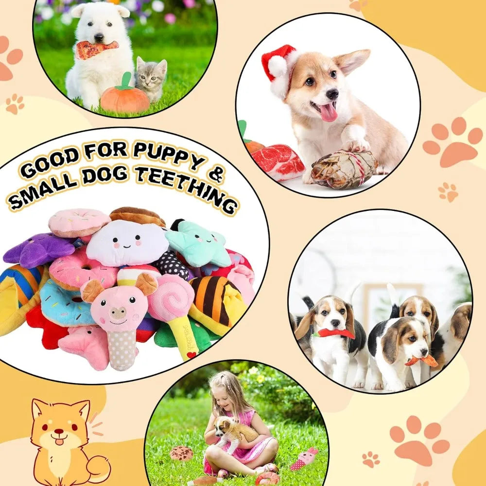 Hign-concerned 80 Pcs Dog Squeaky Toys Bulk For Small Dogs