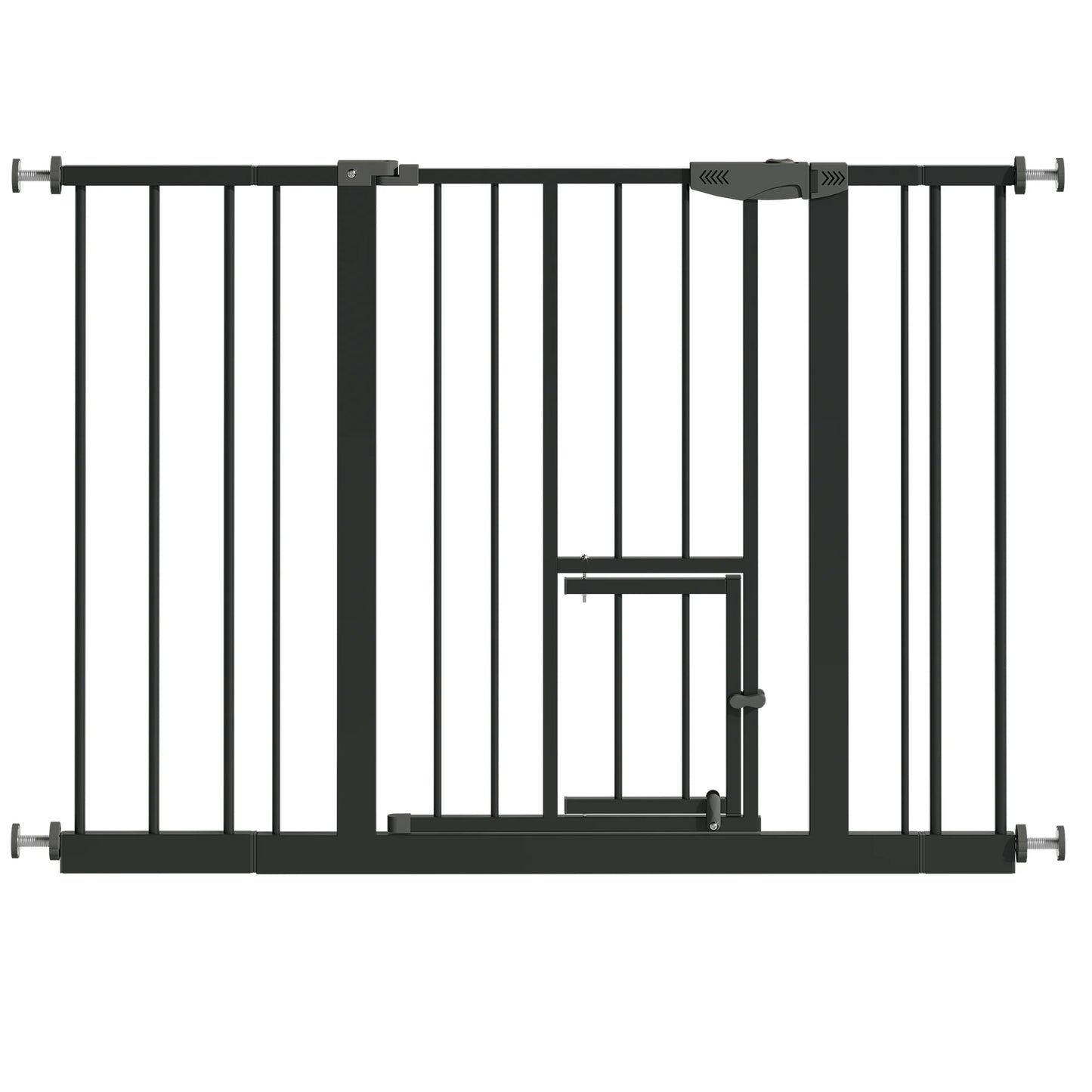 Walk Through Baby Gate With Cat Door For Stairs Safety