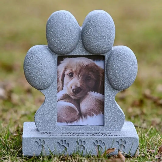 Sun Resistant Resin Pet Memorial Statue For Dogs And Cats