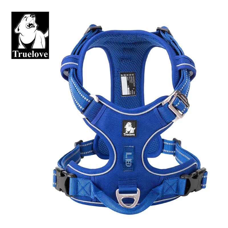 TrueLove Explosion-Proof Dog Harness Camouflage Reflective Nylon