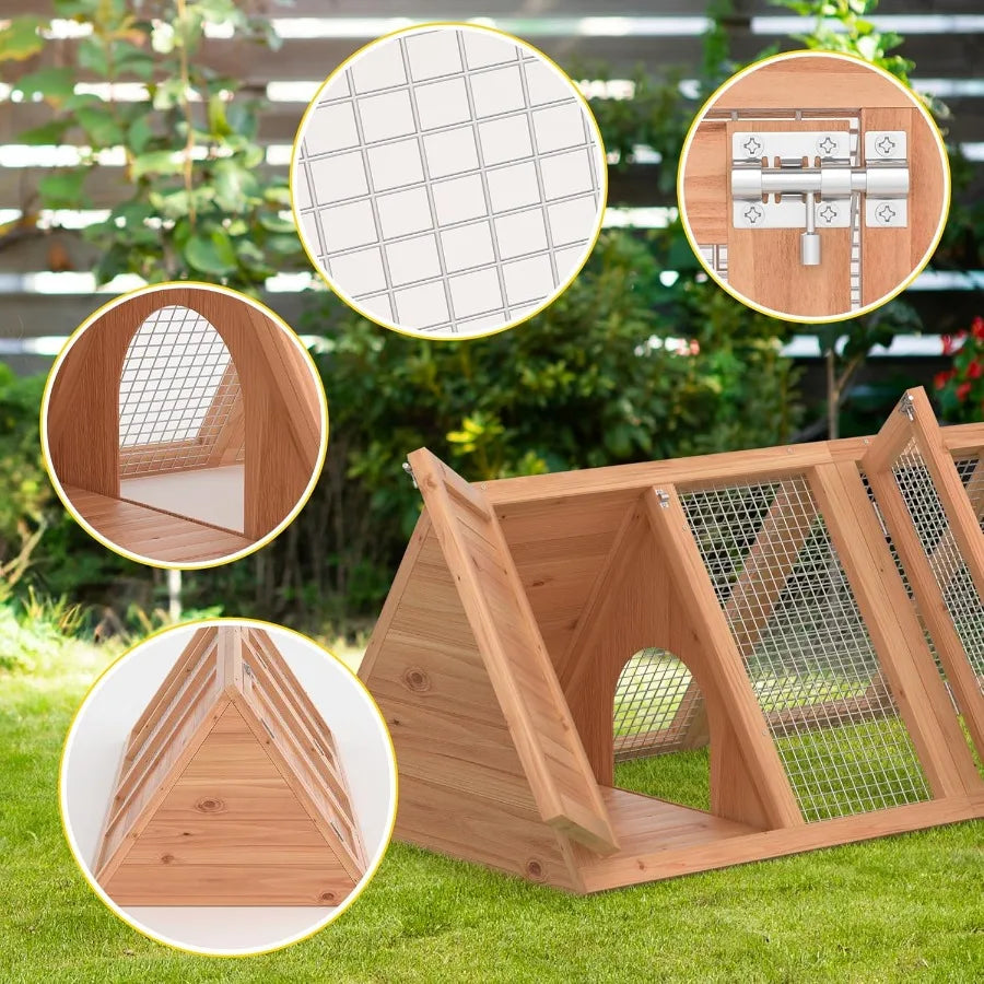 Guangdong Rabbit Hutch Chicken Coop Quail Cage Two Door