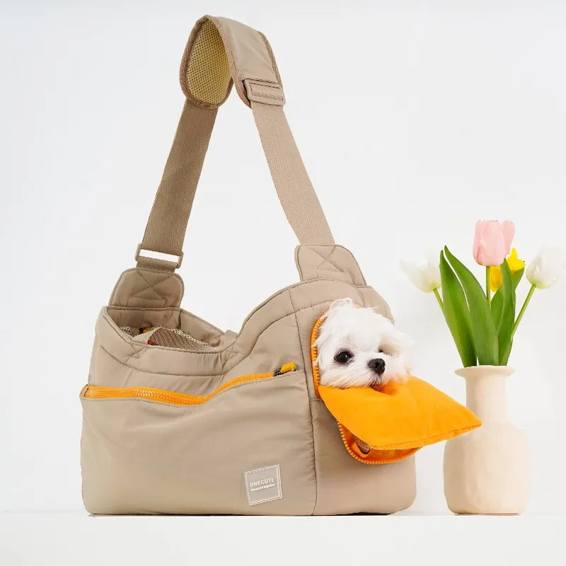 Onecute Pet Carrier Shoulder Bag For Small And Medium Dogs