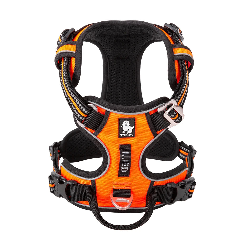 Winhyepet Reflective Training Dog Harness Nylon Padding Vest