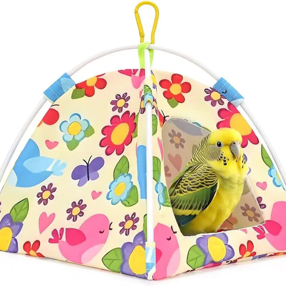 All-Season Bird Bed Nest Tent With Dual-Sided Compact Mat