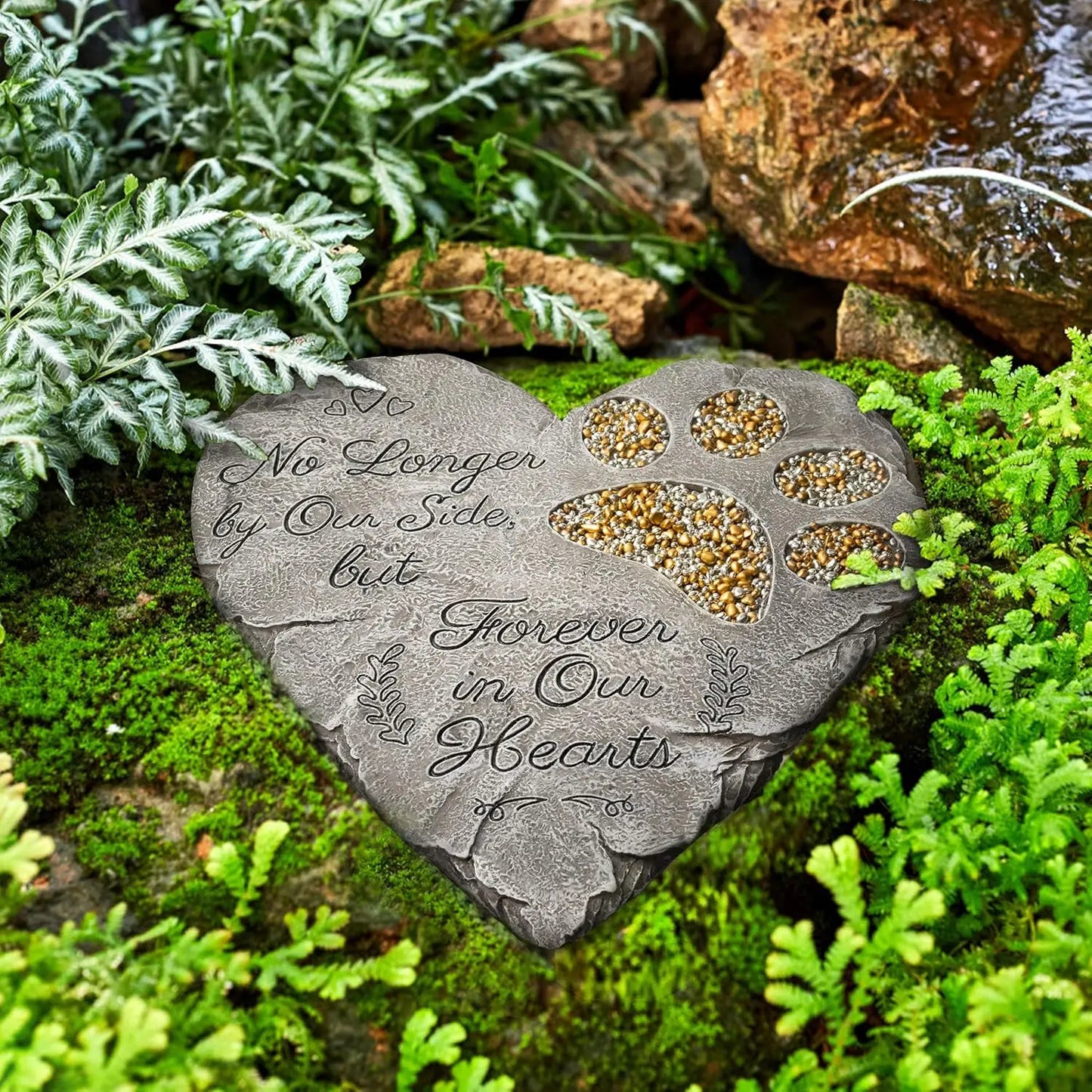 Dog Memorial Stone Rainbow Bridge Keepsake Ornament Heartfelt Gift
