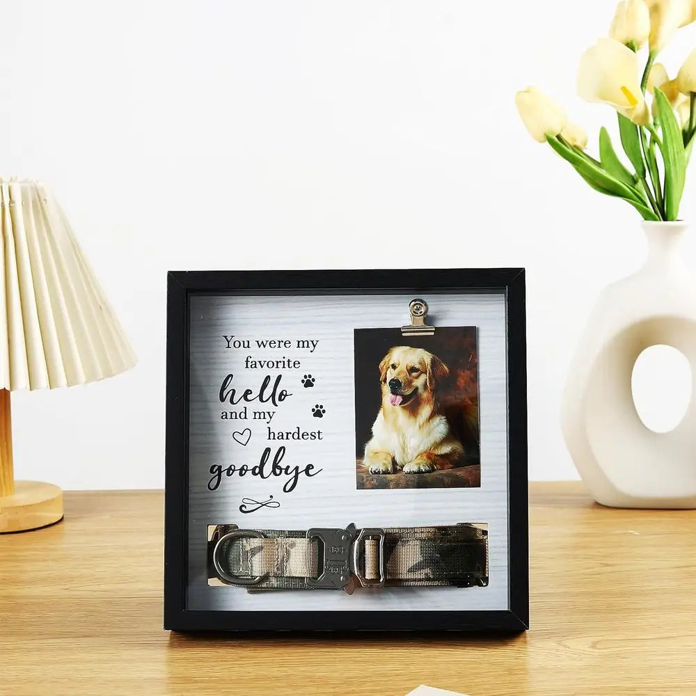 Dustpr Pet Memorial Frame For Dogs And Cats With Dust Proof Cover