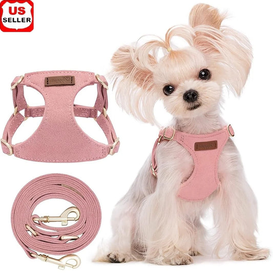 XMSJ No Pull Dog Harness Escape Proof Vest With Padded Comfort And Multifunctional Leash