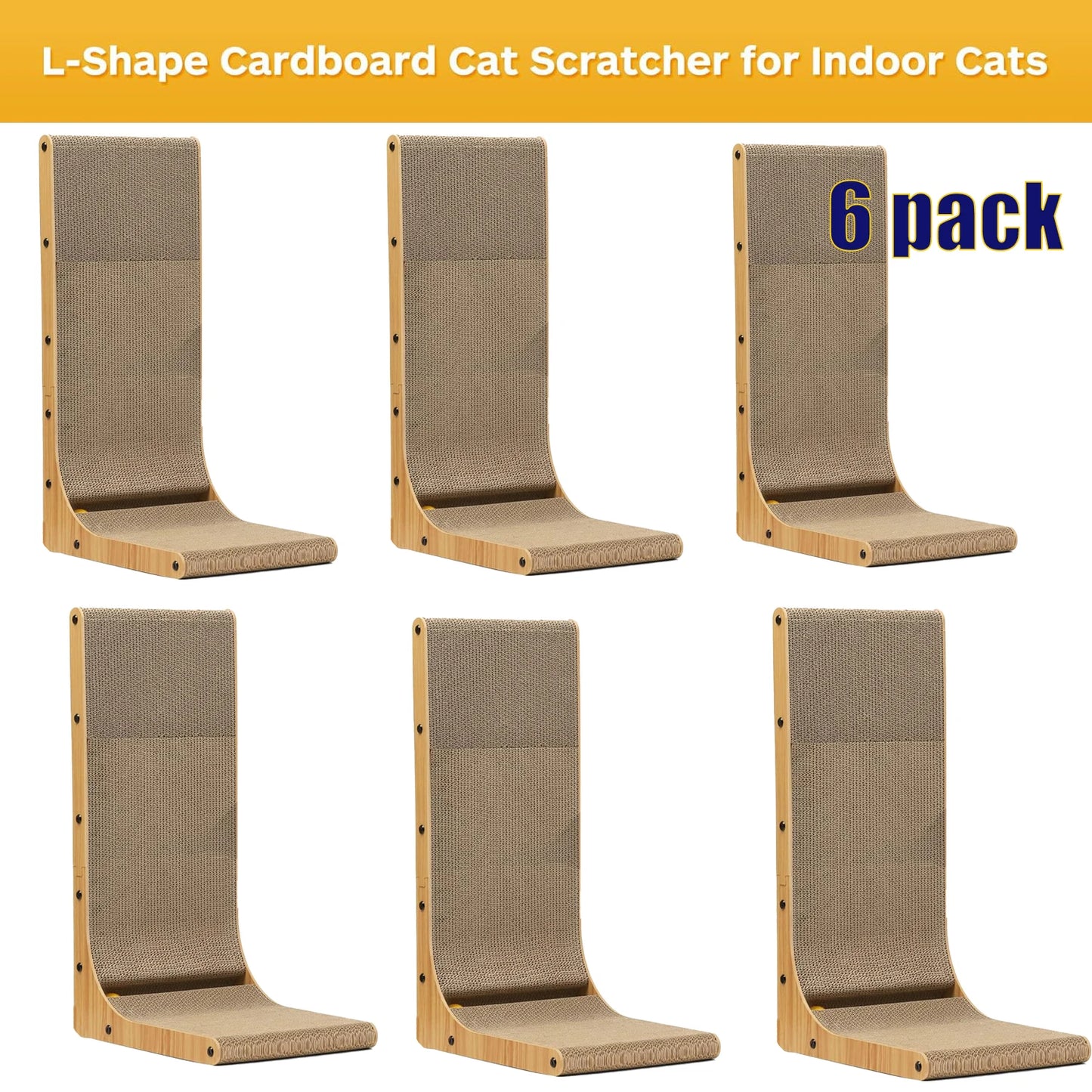 Guangdong L Shape Cat Scratcher Indoor Cardboard Pad