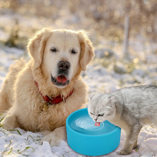 Outdoor Heated Pet Water Bowl AntiFreeze For Cats And Dogs