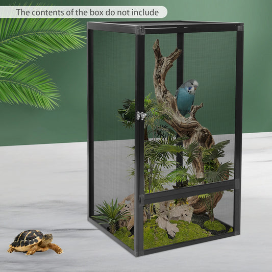 BymaocarHign-concerned Micro Habitat Terrarium Enclosure Reptile Feeding Box