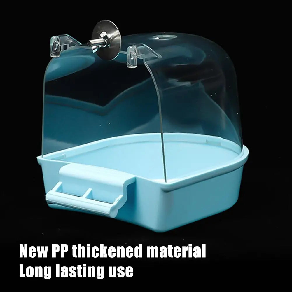 Hanging Bird Bath for Parakeet and Small Birds Cage