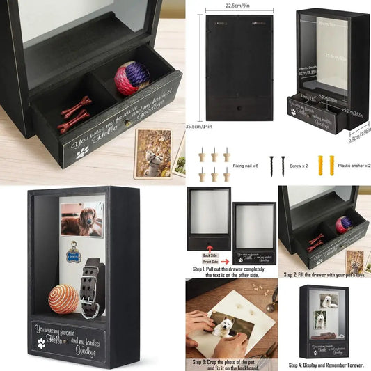 Dog Memorial Gifts Frame Shadow Box You Were My Favorite
