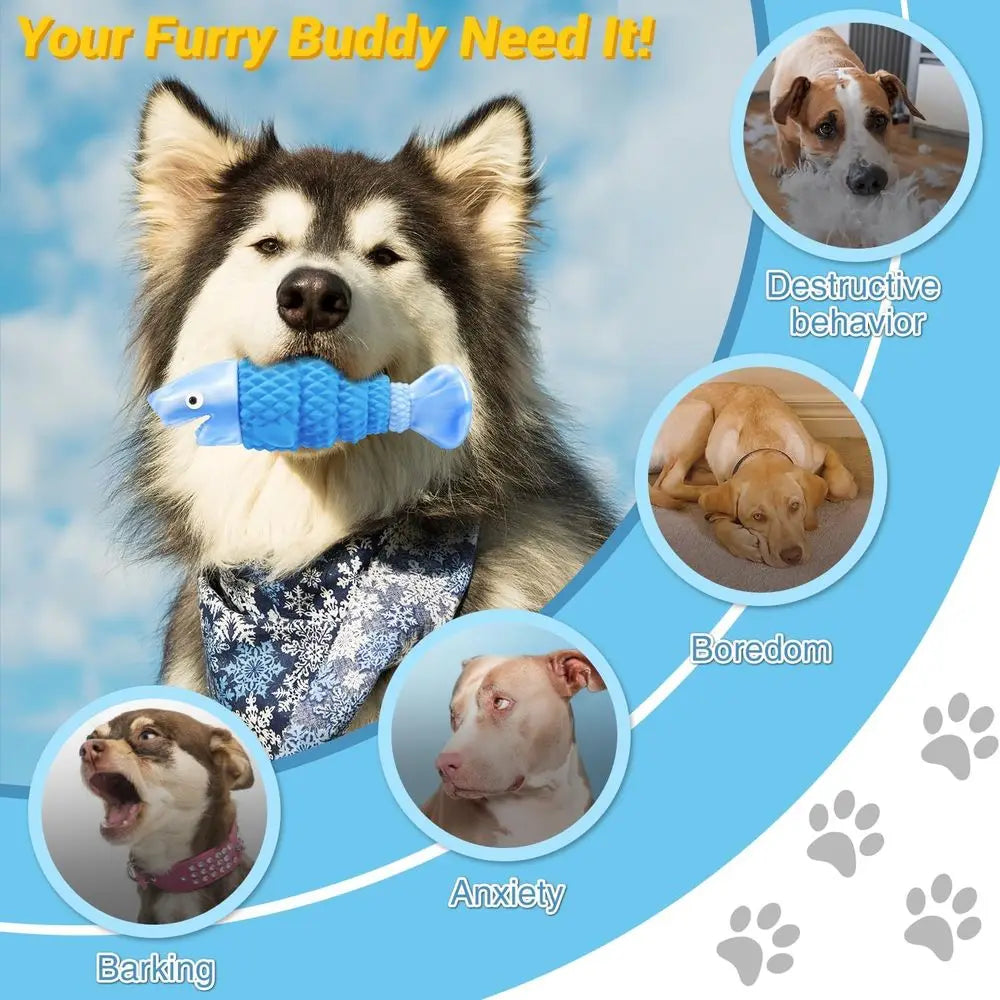 Indestructible Dog Chew Toys For Medium And Large Breeds Squeaky