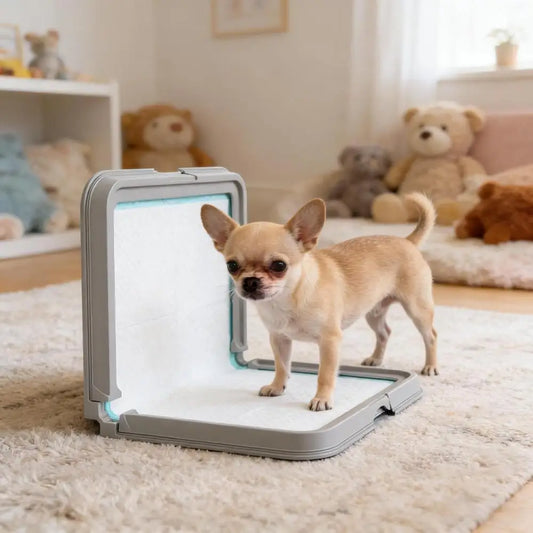 Innovative Dual Mode Pet Toilet Foldable Dog Litter Box Pads