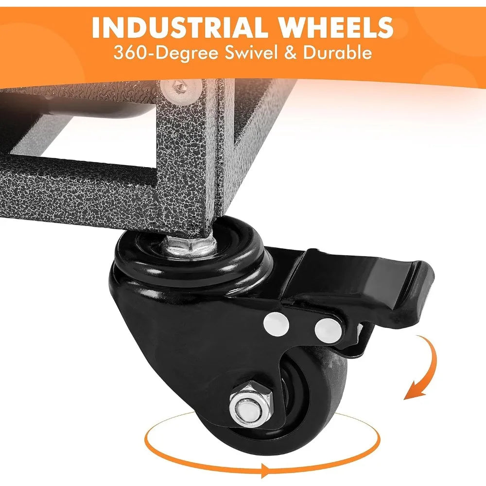 Stackable Dog Crate Heavy Duty Metal Kennel With Divider Water Bowl