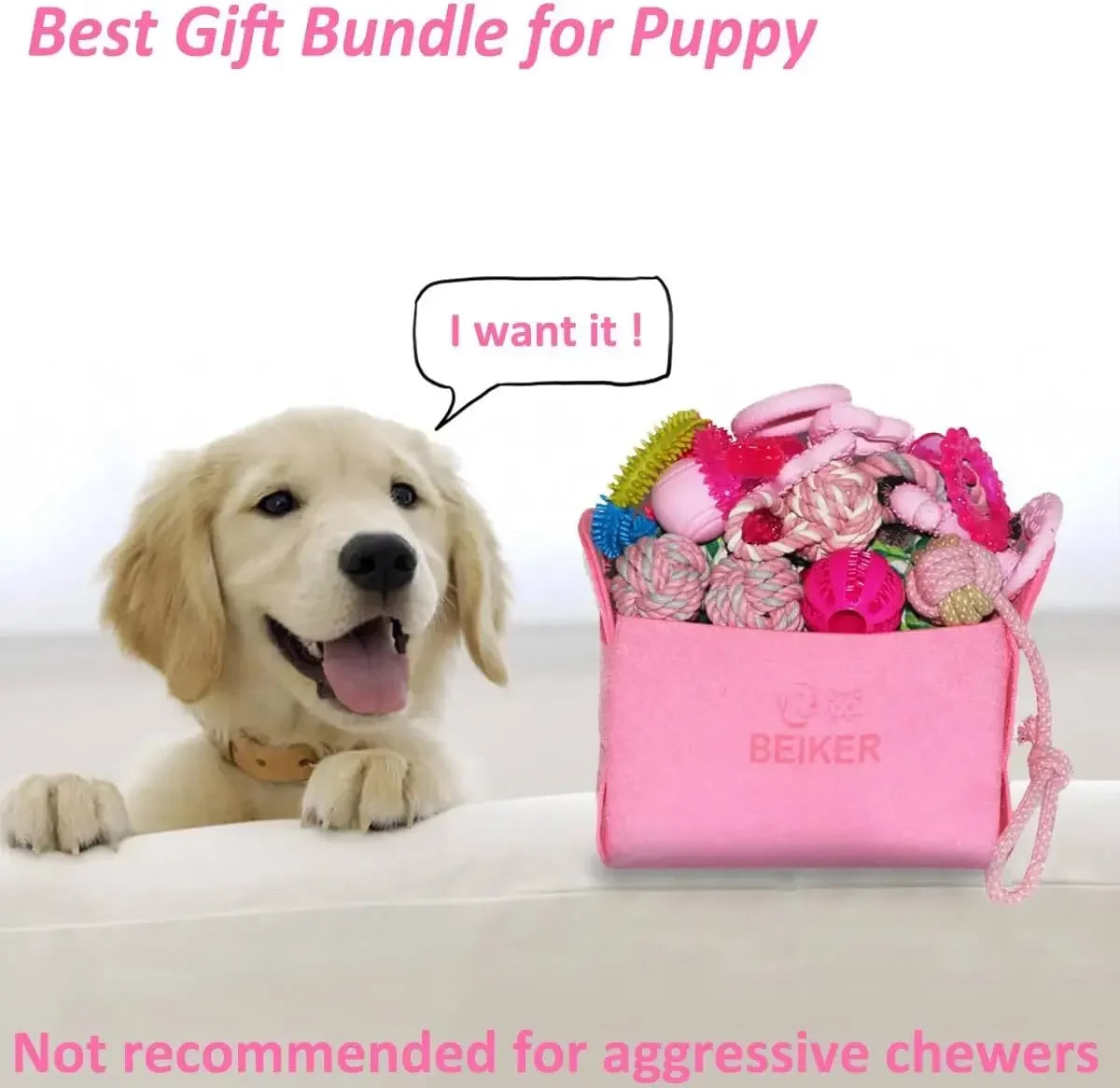 Christmas Dog Toys Bulk 15 Pack For Teething Puppies