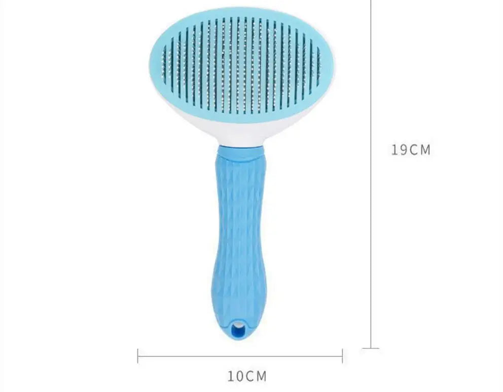Pet Dog Hair Brush Cat Comb For Grooming Stainless Steel
