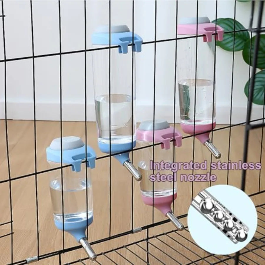 Dog Crate Water Bottle No Drip Kennel Pet Water Dispenser