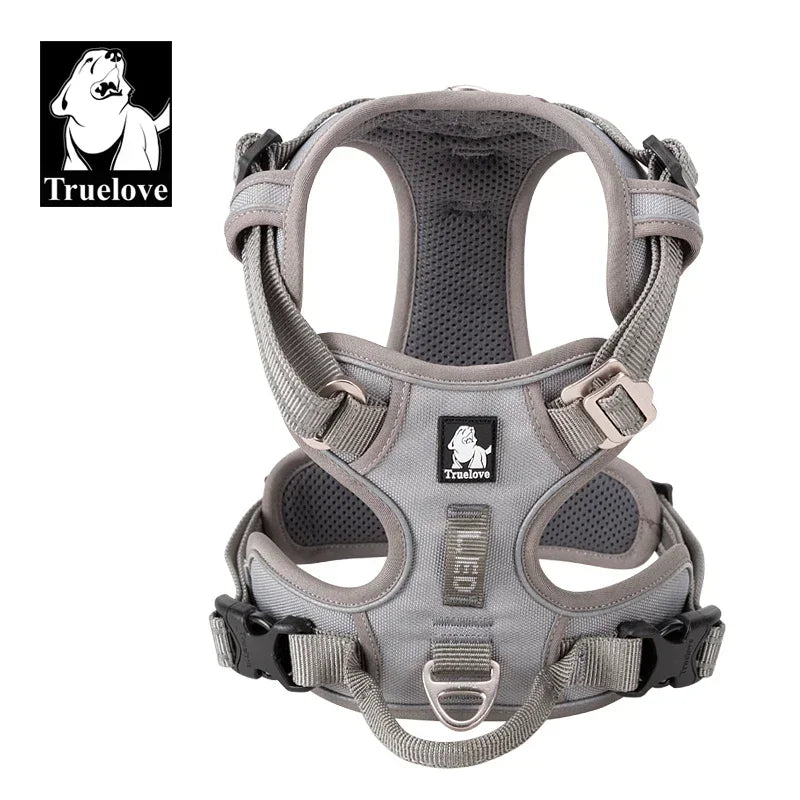 TrueLove Explosion-Proof Dog Harness Camouflage Reflective Nylon