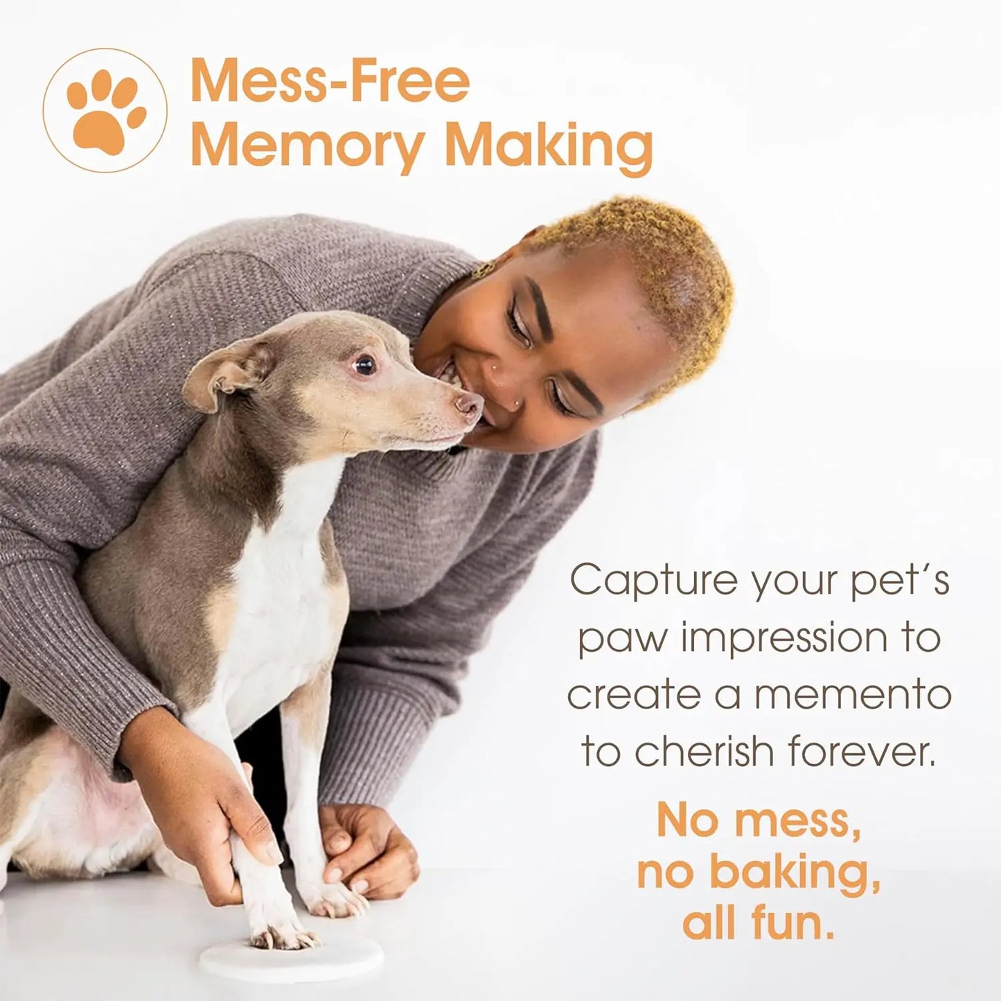 Hign-concerned Pet Memorial Box And Paw Print Kit Keepsake Urn