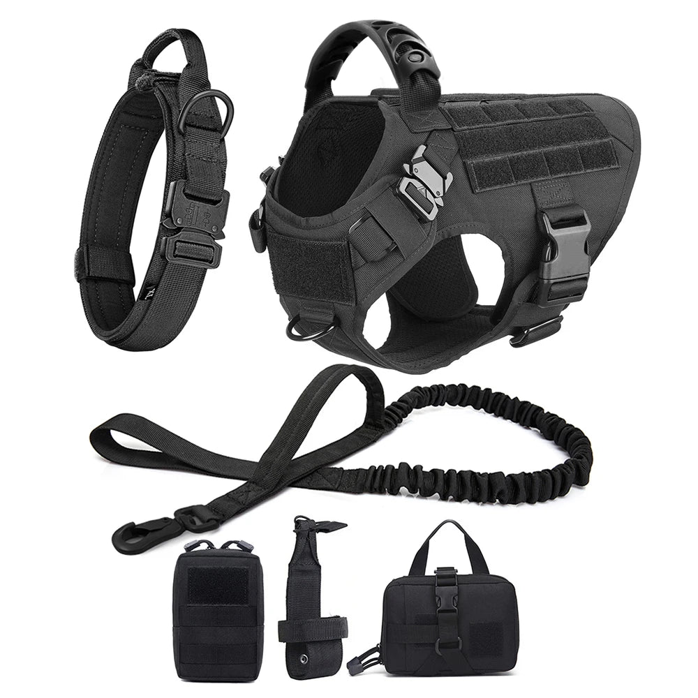 Dog Harness And Leash Vest Set For Medium Large Dogs