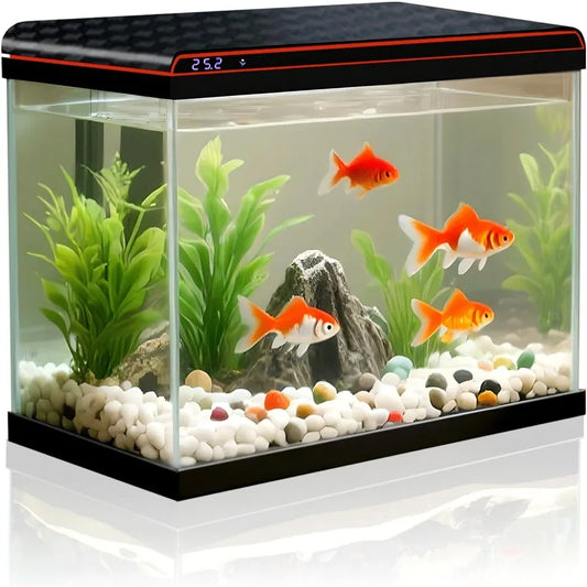 Hign-concerned Smart Aquarium With Self Cleaning Pump And LED Lights