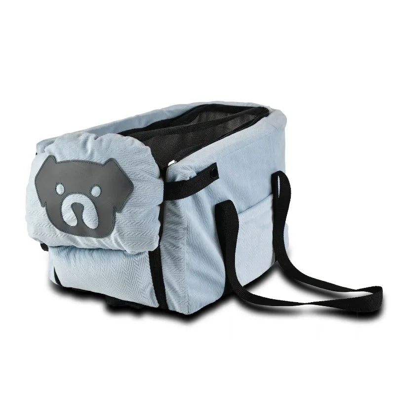 Portable Pet Car Seat Armrest Box Travel Cushion For Dogs