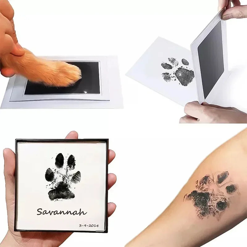 Premium Inkless Paw Print Kit for Cats and Dogs Safe
