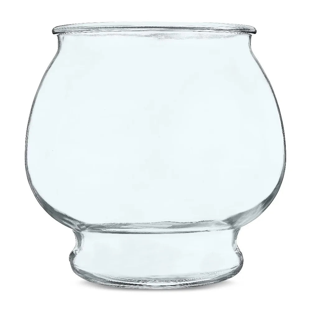 Anchor Hocking Footed Glass Betta Fish Bowl Home Decor