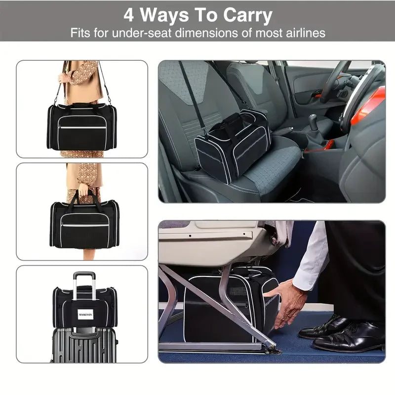 Breathable Foldable Pet Carrier Bag For Small Dogs And Cats