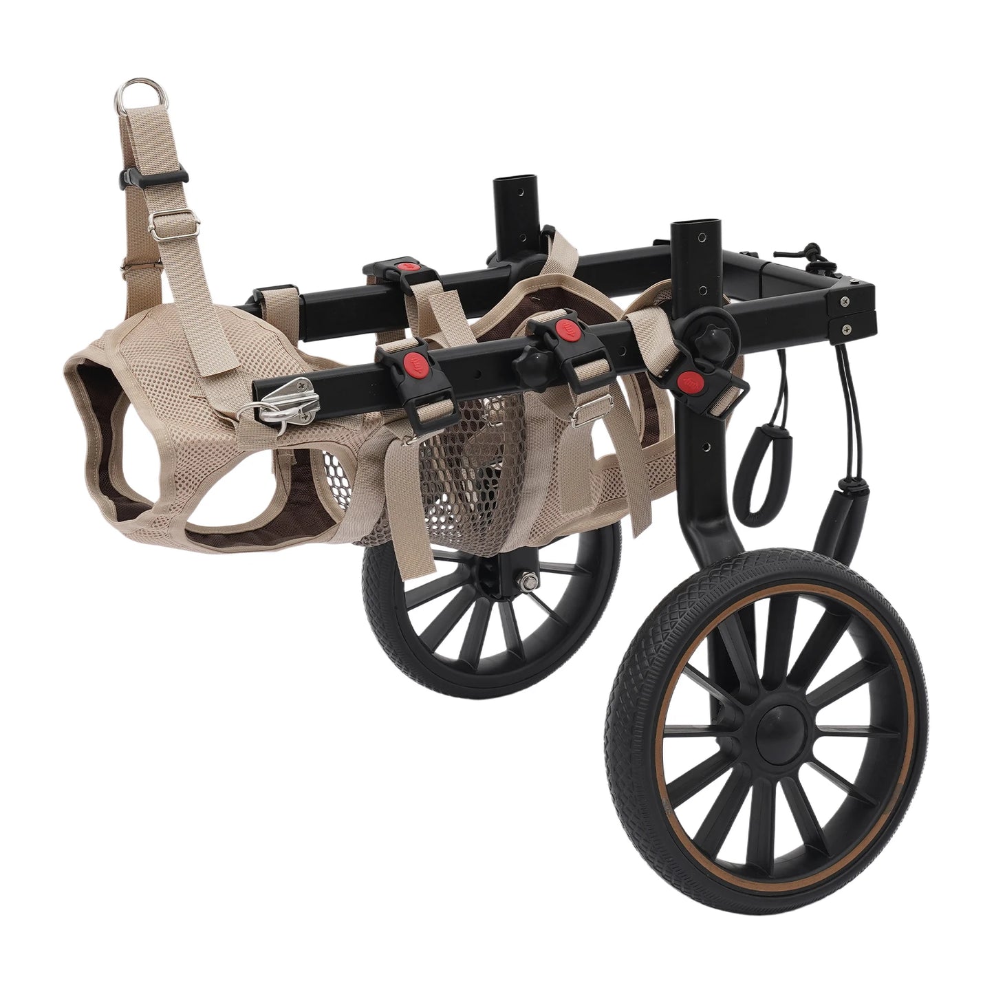 Bymaocar Adjustable Aluminum Dog Wheelchair Supports 65kg Hind Leg Support