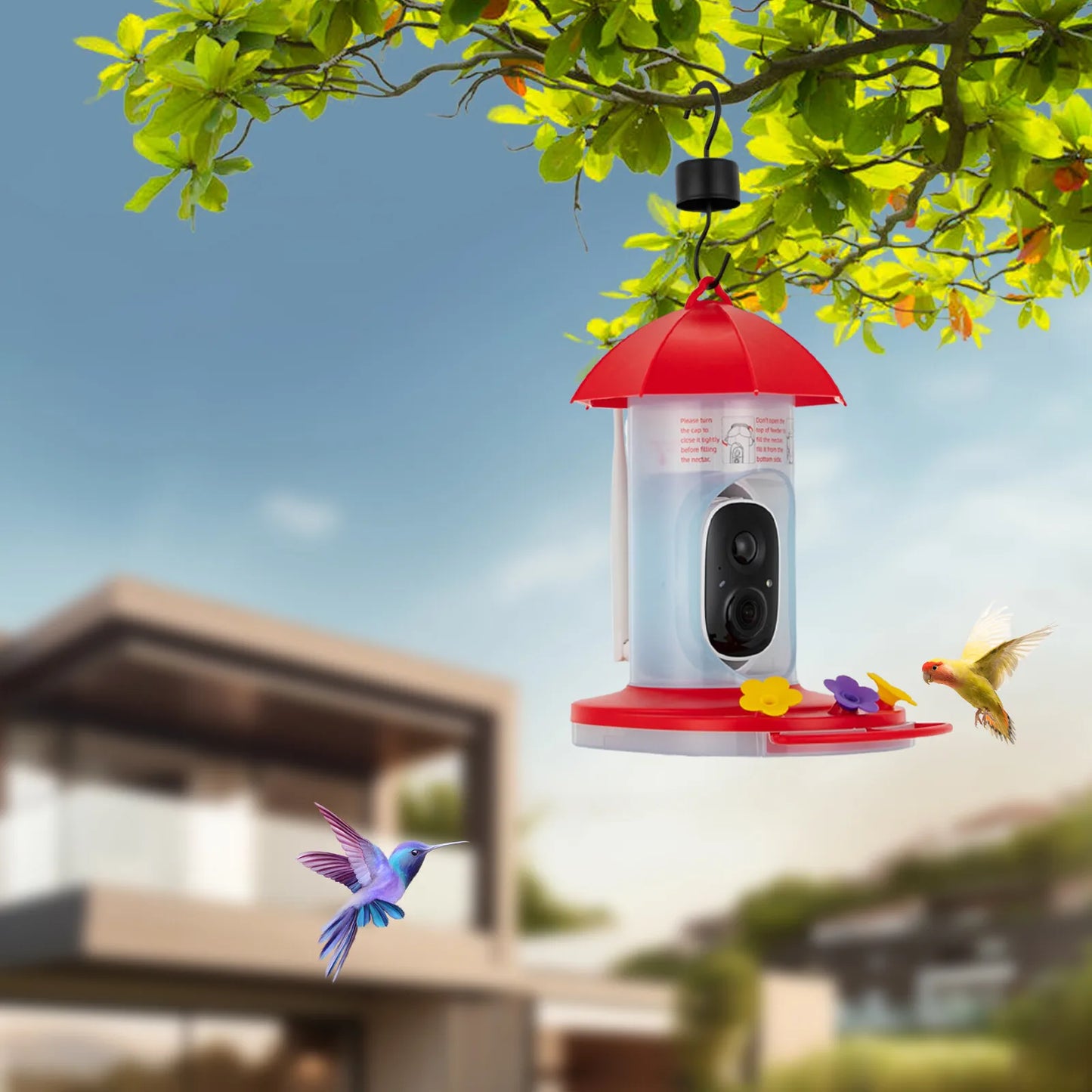 Smart Bird Feeder With Remote Viewing And 128GB SD Card