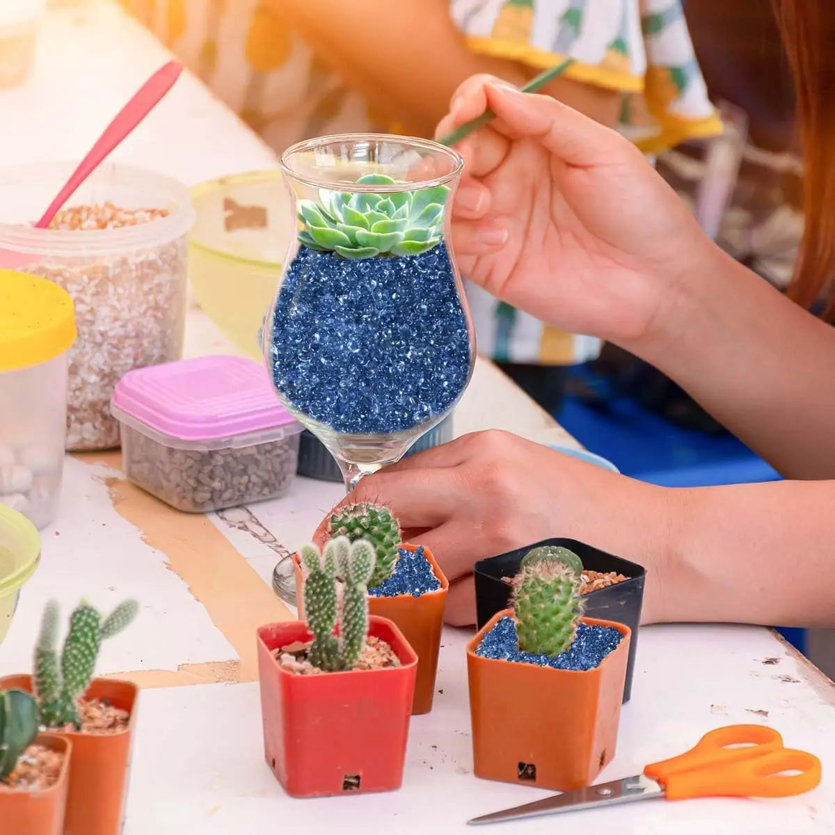 Hign Concerned Sea Glass Stones Aquarium Gravel Decor