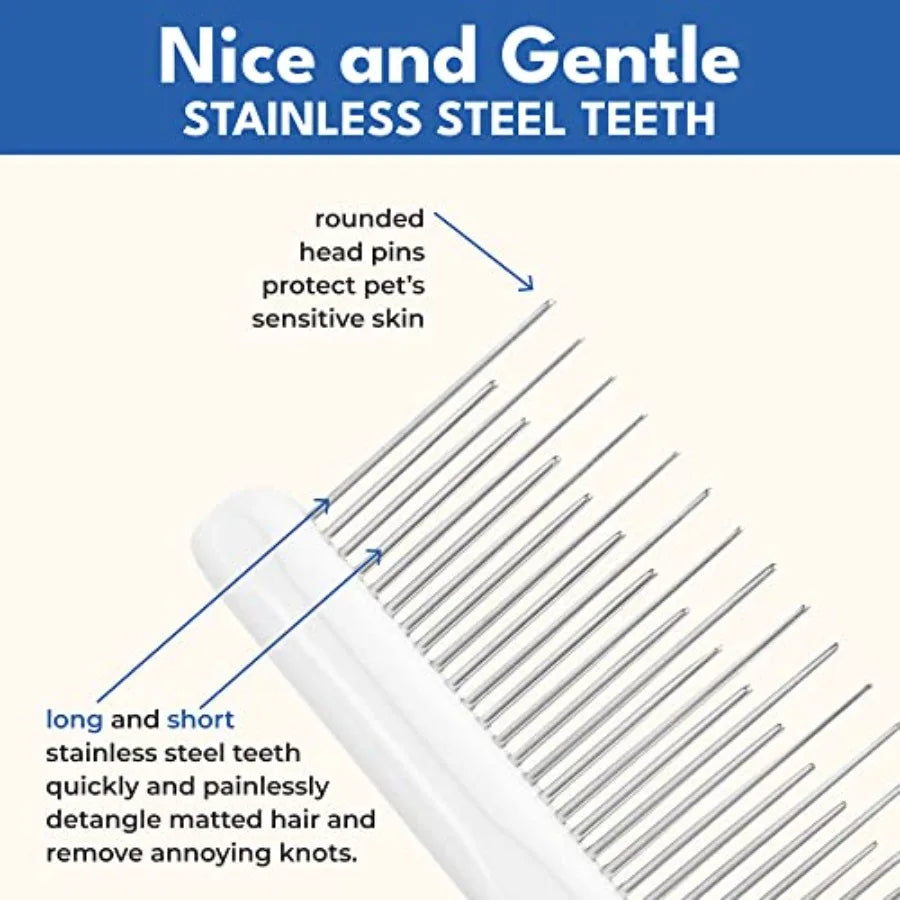 Hign-concerned Hypoallergenic Grooming Comb DetanglerPro For Longer Curly Dogs Cats