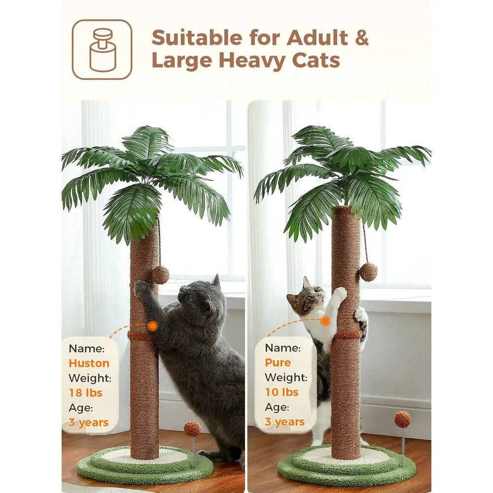 XMSJ Cactus Cat Tree For Indoor Cats With Scratching Post