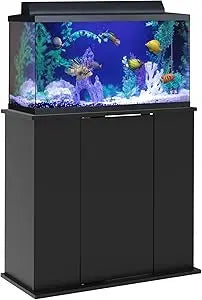 Particle Board Aquarium Stand For Contemporary Indoor Use