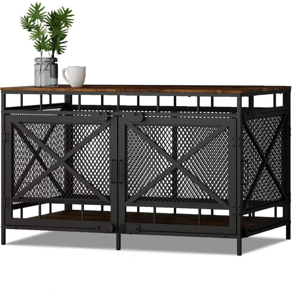 TIFICY Heavy Duty Dog Crate Furniture Indoor Kennel